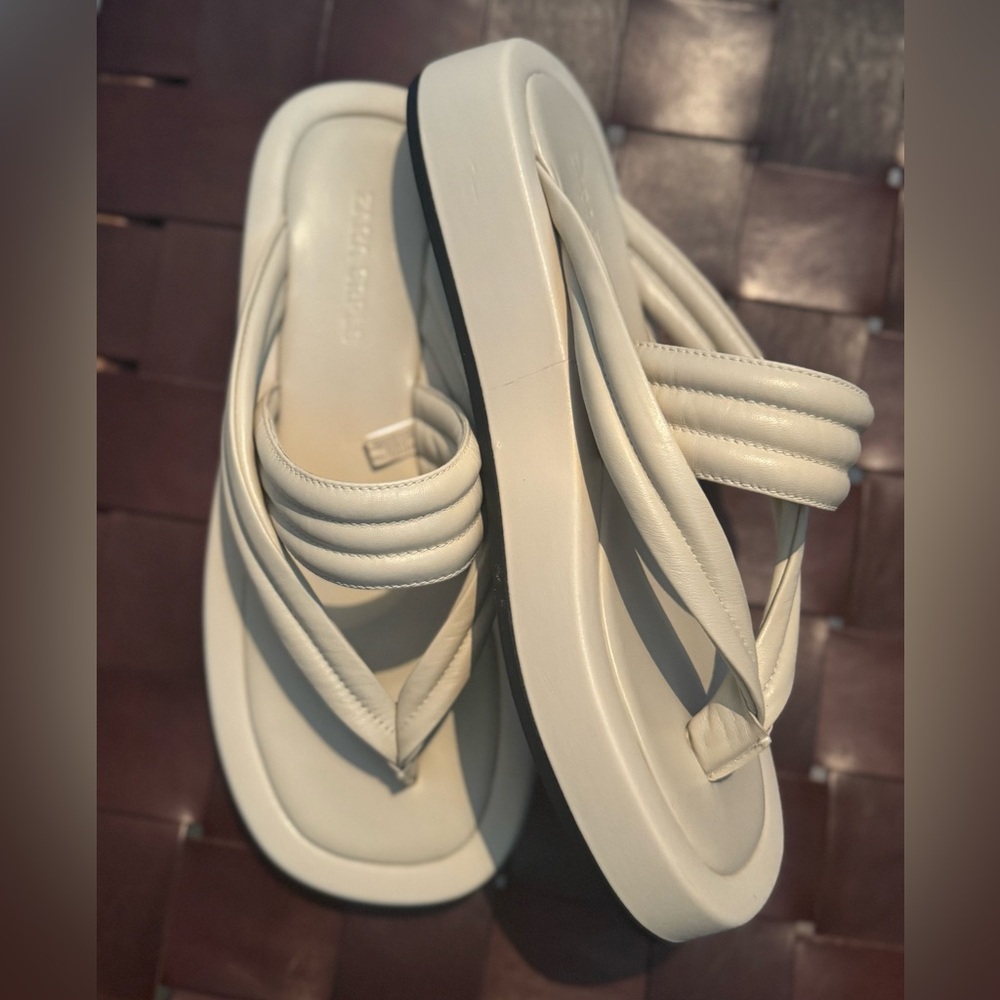Zara Premium leather slides
